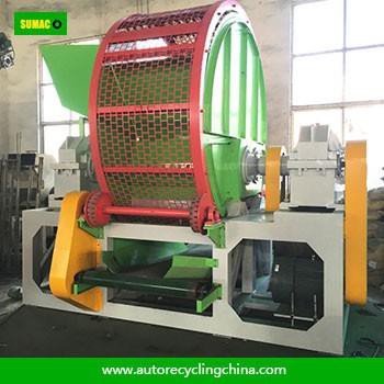 Automatic Truck Tire Recycling Machine Tyre Shredder